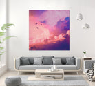 Oil of angels by Jorge Luis Miraldo on GIANT ART - pink digital painting