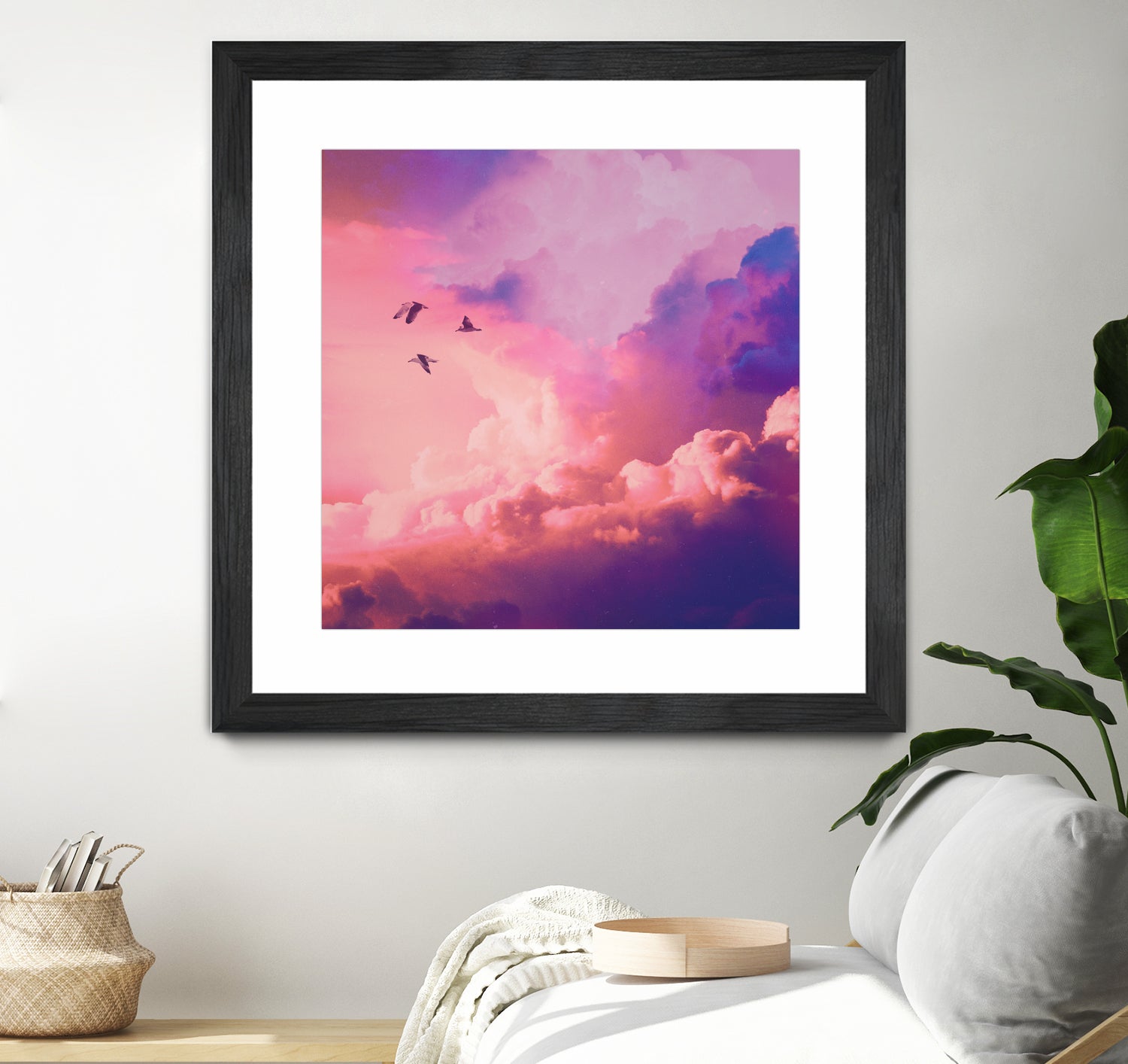 Oil of angels by Jorge Luis Miraldo on GIANT ART - pink digital painting