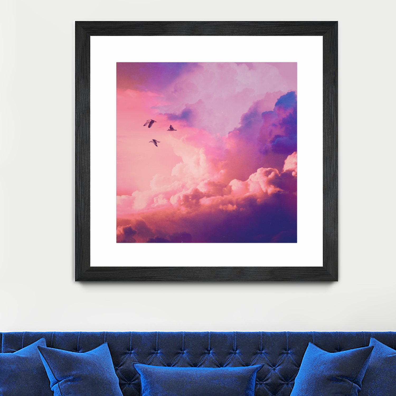 Oil of angels by Jorge Luis Miraldo on GIANT ART - pink digital painting