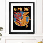 Dino Bot by Vincent Trinidad on GIANT ART - black digital painting