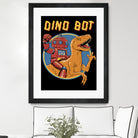 Dino Bot by Vincent Trinidad on GIANT ART - black digital painting