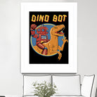 Dino Bot by Vincent Trinidad on GIANT ART - black digital painting