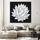 White Marble Agave Plant by amini 54 on GIANT ART - white digital painting