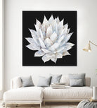 White Marble Agave Plant by amini 54 on GIANT ART - white digital painting