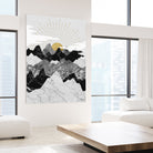 Sun Rise by Christina Shek on GIANT ART - gray digital drawing