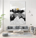 Sun Rise by Christina Shek on GIANT ART - gray digital drawing