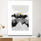 Sun Rise by Christina Shek on GIANT ART - gray digital drawing