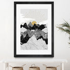 Sun Rise by Christina Shek on GIANT ART - gray digital drawing