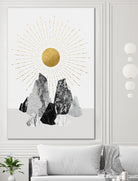 Rock Formation No.2 by Christina Shek on GIANT ART - black digital drawing