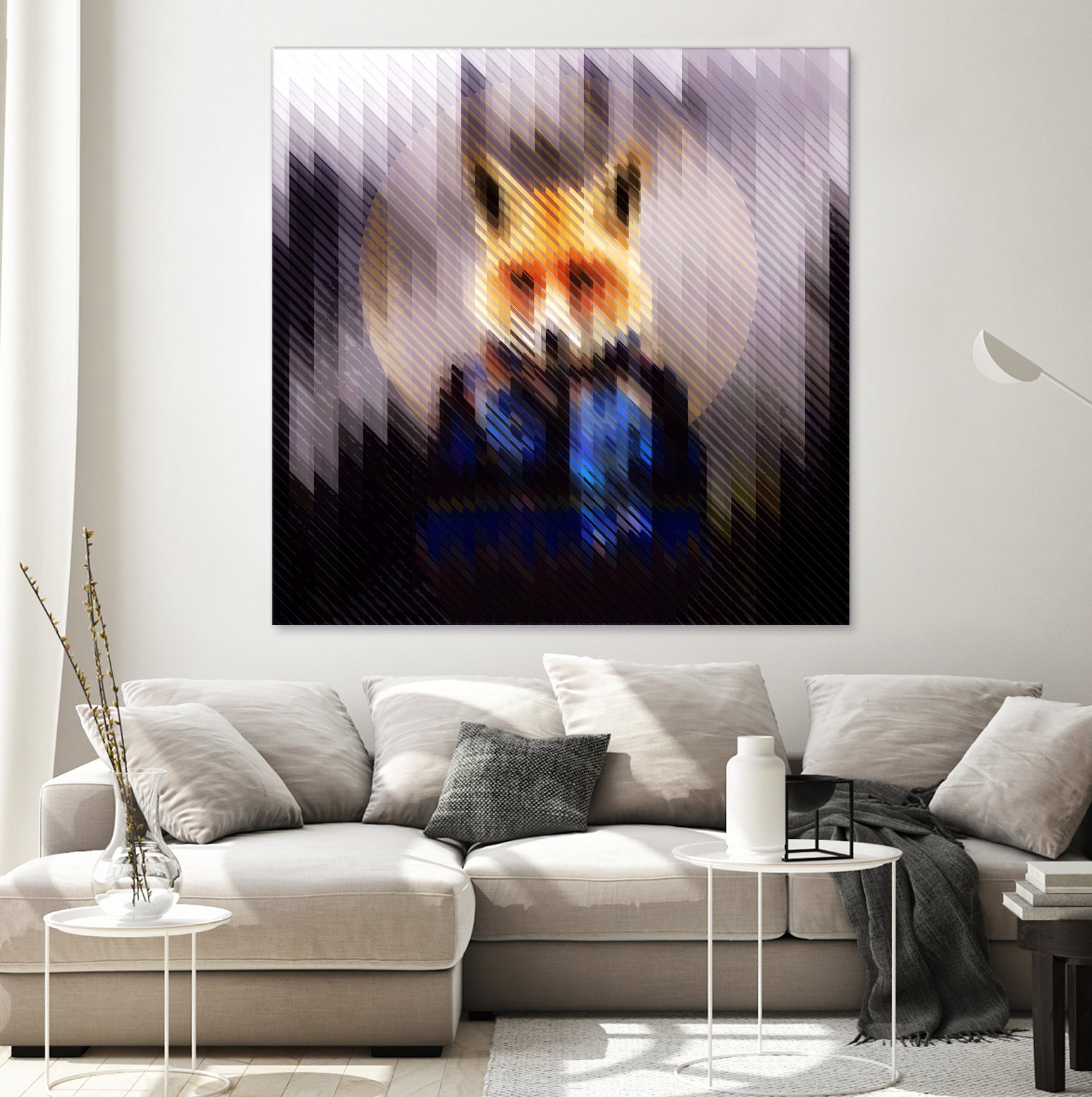 Cool Fox by Ali Gulec on GIANT ART - black digital drawing