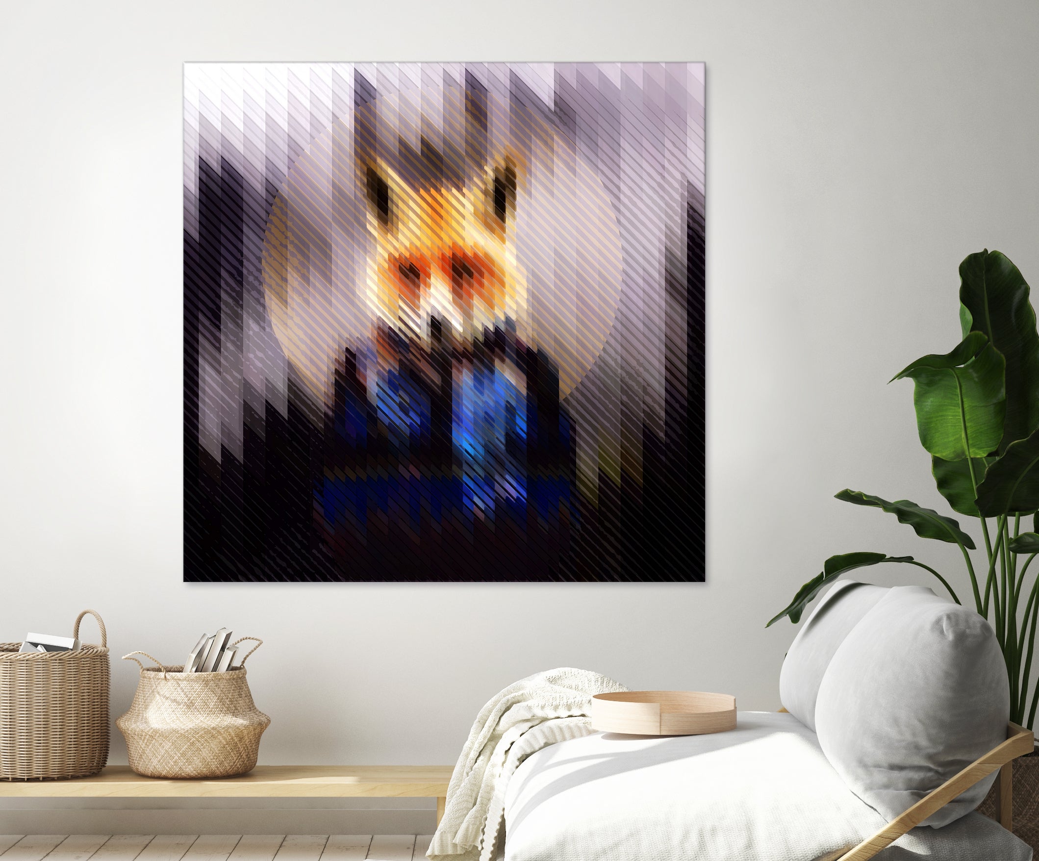 Cool Fox by Ali Gulec on GIANT ART - black digital drawing