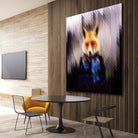 Cool Fox by Ali Gulec on GIANT ART - black digital drawing