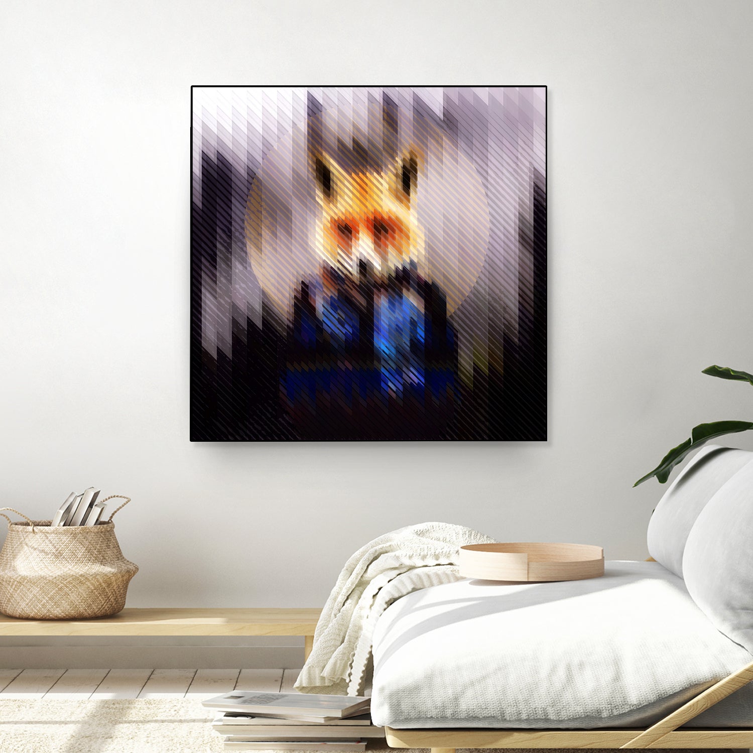 Cool Fox by Ali Gulec on GIANT ART - black digital drawing