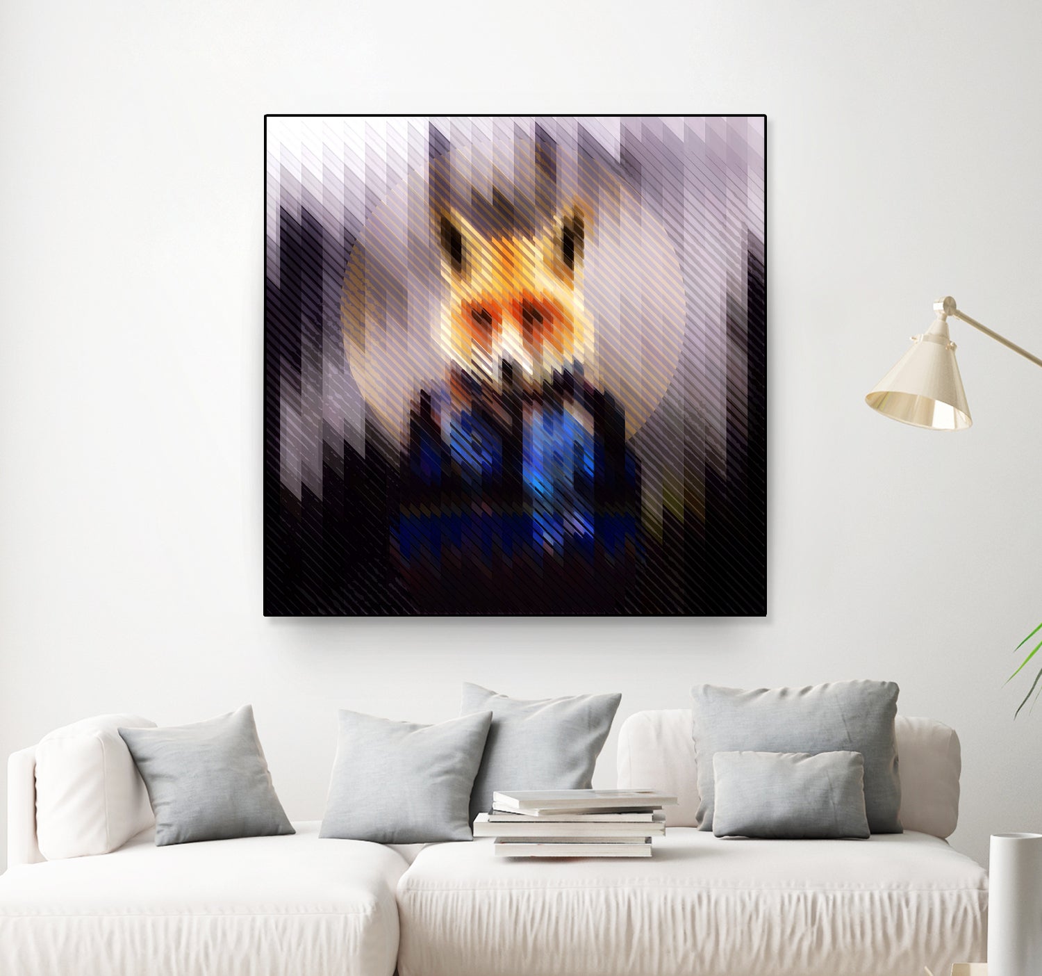 Cool Fox by Ali Gulec on GIANT ART - black digital drawing