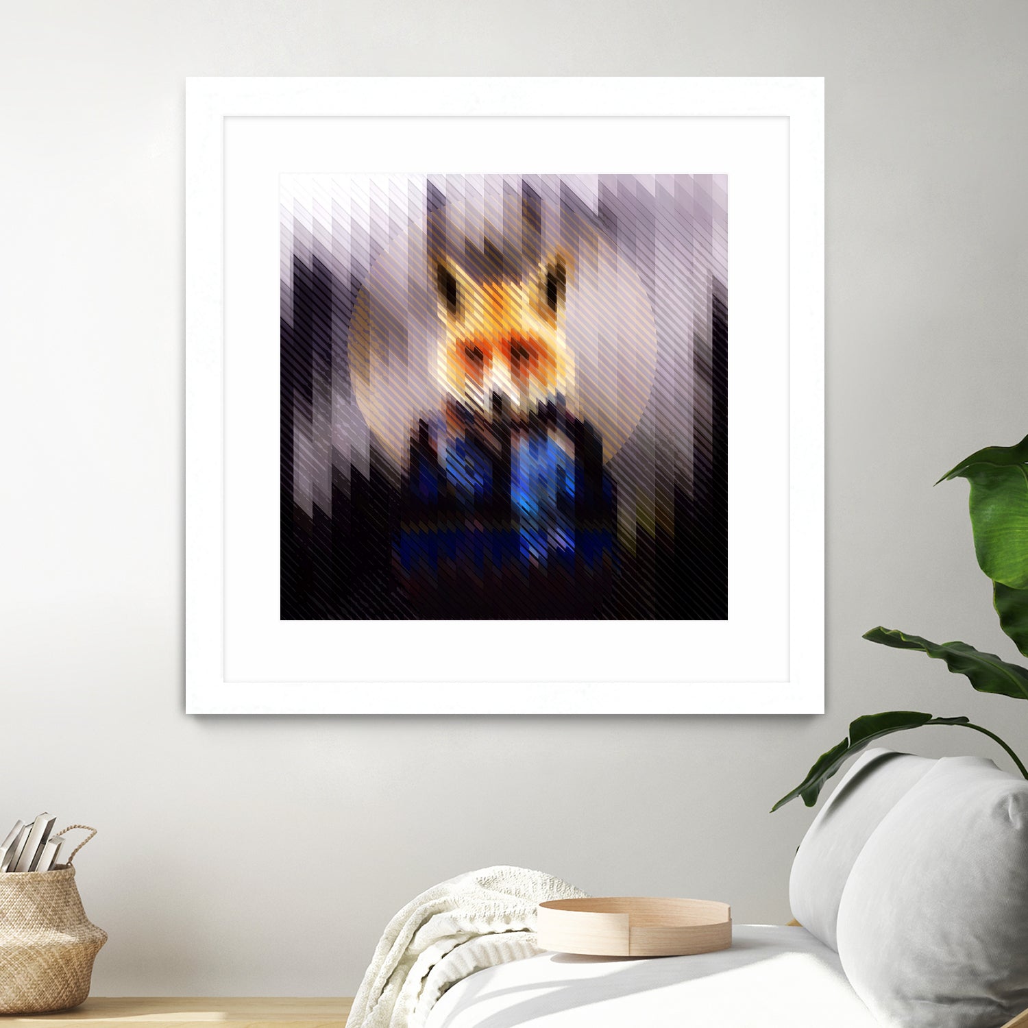 Cool Fox by Ali Gulec on GIANT ART - black digital drawing