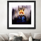 Cool Fox by Ali Gulec on GIANT ART - black digital drawing