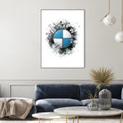 BMW Logo splatter painting by Jurijs Permanickis on GIANT ART - white digital painting