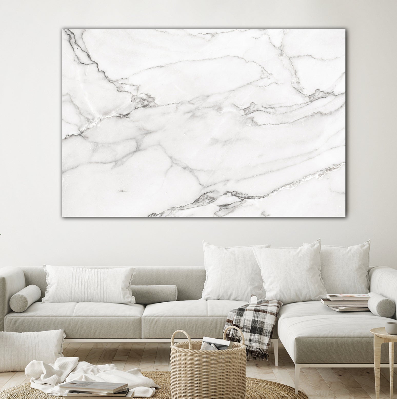 White Marble V by amini 54 on GIANT ART - white photo manipulation