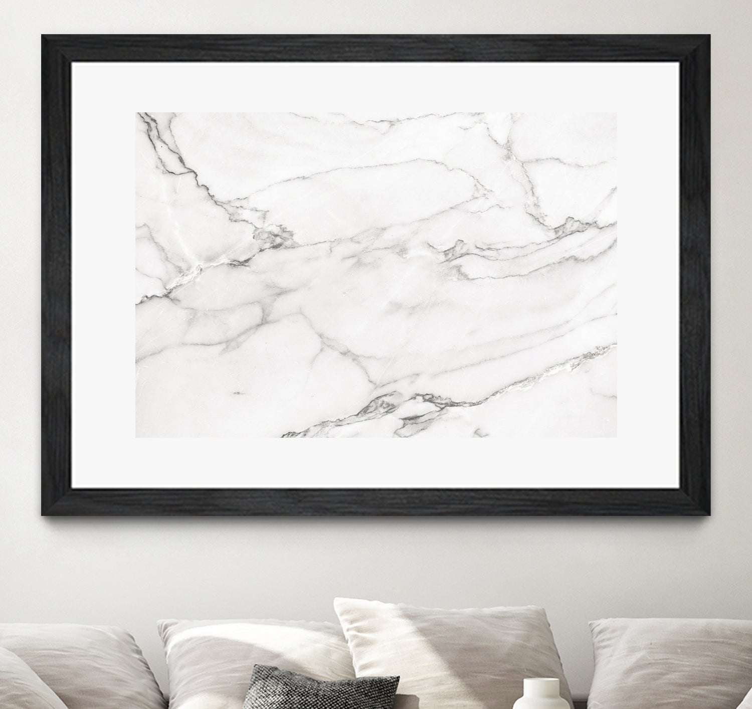 White Marble V by amini 54 on GIANT ART - white photo manipulation