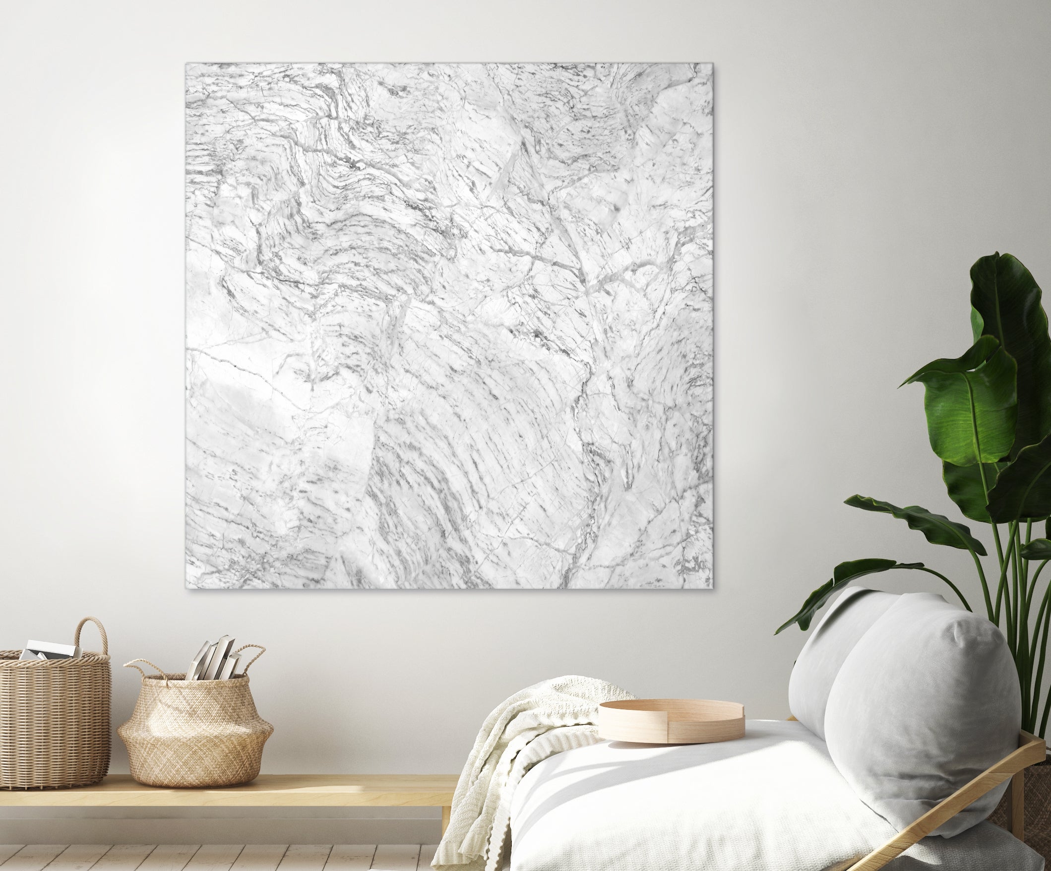 White Marble IV by amini 54 on GIANT ART - white photo manipulation