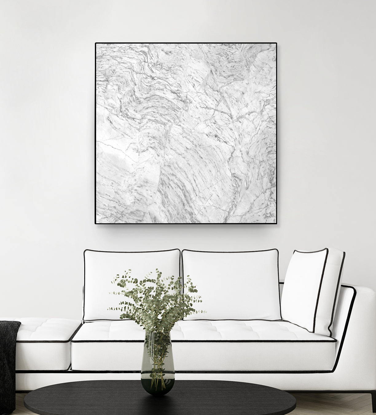 White Marble IV by amini 54 on GIANT ART - white photo manipulation