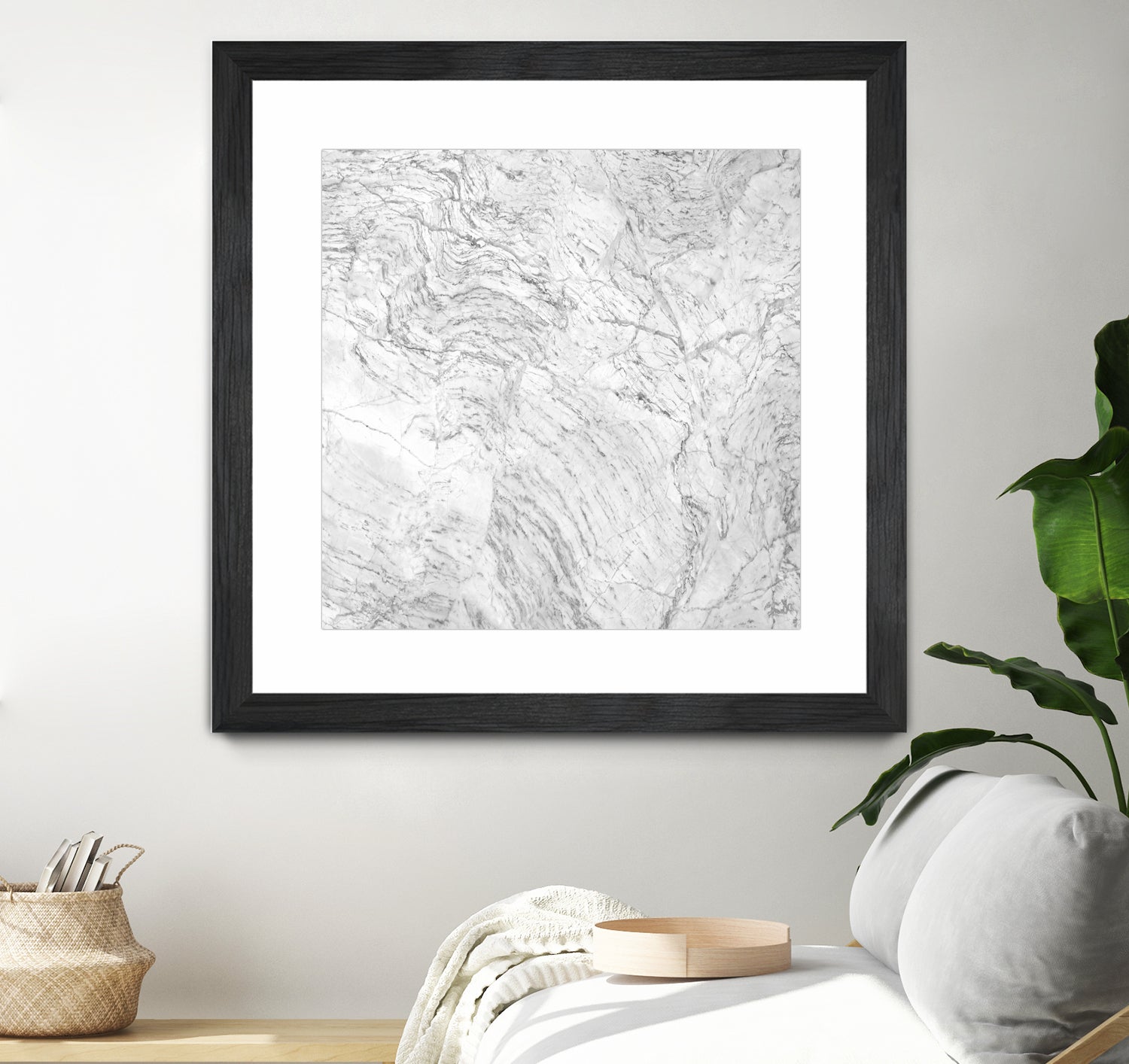 White Marble IV by amini 54 on GIANT ART - white photo manipulation