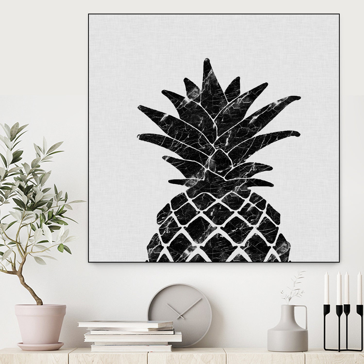 Marble Pineapple by Dana Shek on GIANT ART - white photo illustration