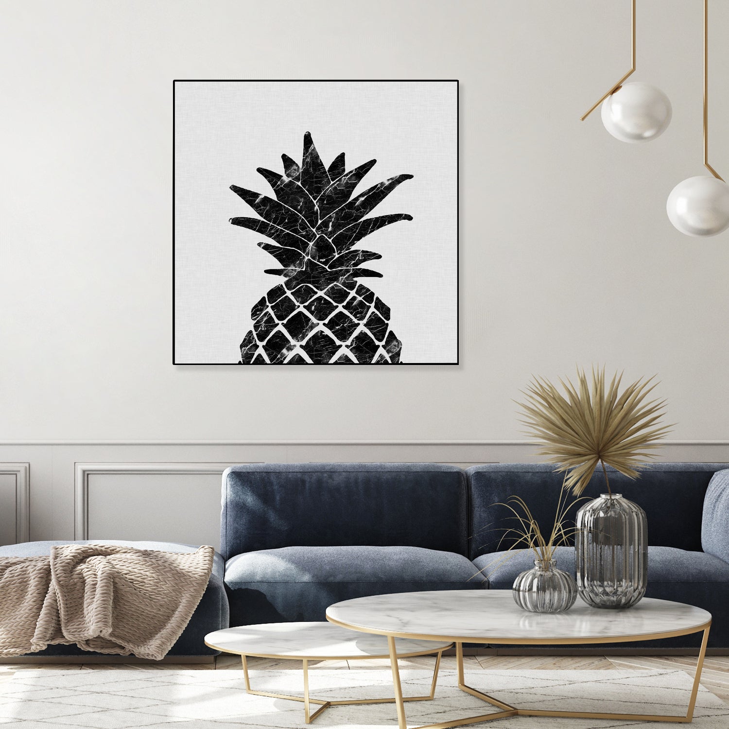 Marble Pineapple by Dana Shek on GIANT ART - white photo illustration