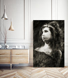 Amy Winehouse by Allan Burch on GIANT ART - black digital drawing