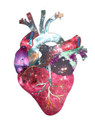 Superstar Heart by Bianca Green on GIANT ART - fuchsia mixed media