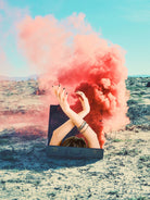 adventure begins by Kiki Castel on GIANT ART - pink photo manipulation