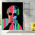 Andy Warhol | Dark | Pop Art by William Cuccio on GIANT ART - black digital drawing