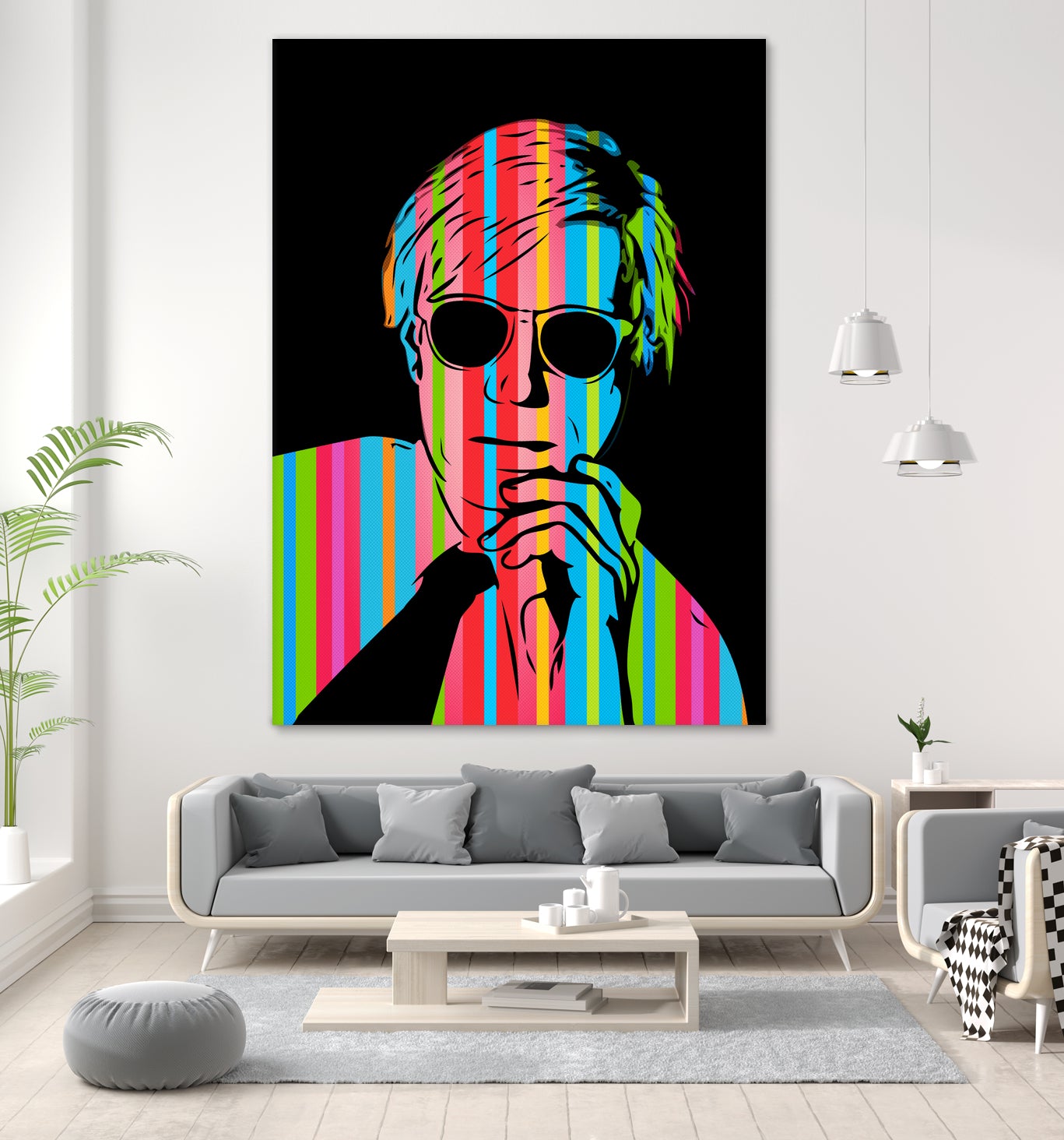 Andy Warhol | Dark | Pop Art by William Cuccio on GIANT ART - black digital drawing