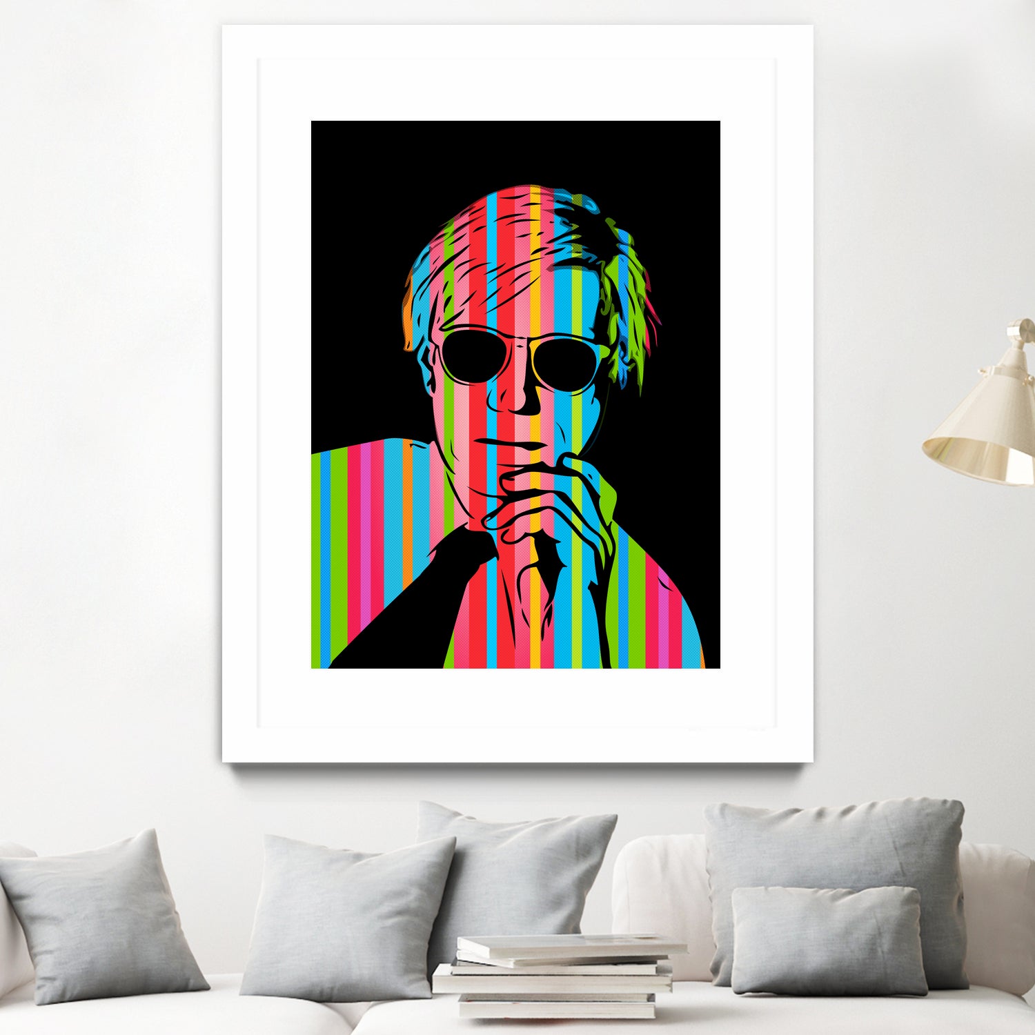 Andy Warhol | Dark | Pop Art by William Cuccio on GIANT ART - black digital drawing