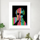 Andy Warhol | Dark | Pop Art by William Cuccio on GIANT ART - black digital drawing