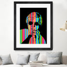 Andy Warhol | Dark | Pop Art by William Cuccio on GIANT ART - black digital drawing