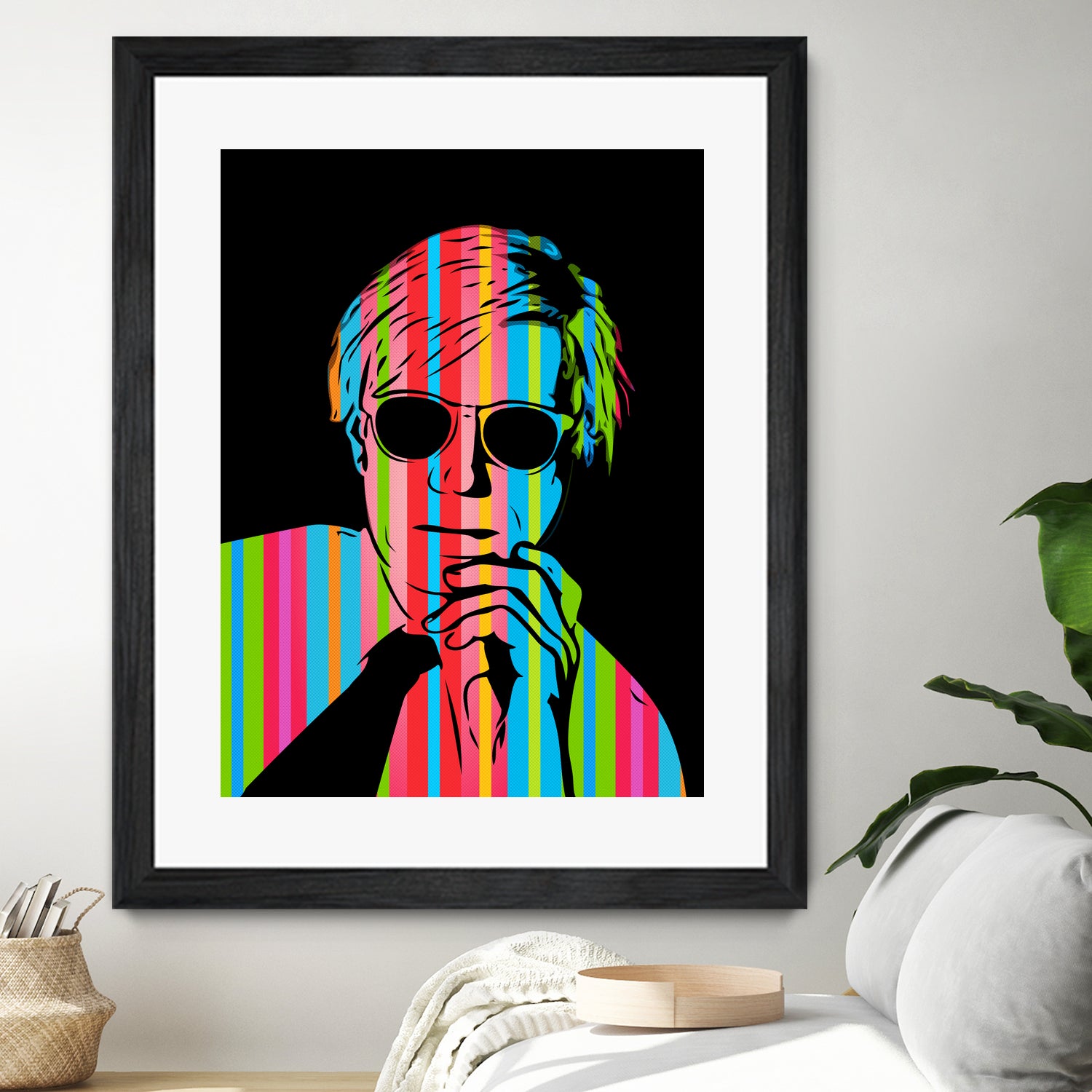 Andy Warhol | Dark | Pop Art by William Cuccio on GIANT ART - black digital drawing