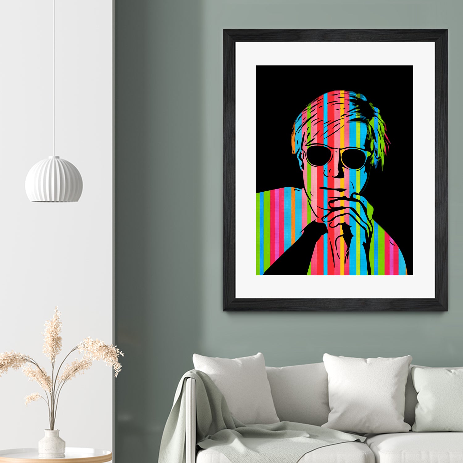 Andy Warhol | Dark | Pop Art by William Cuccio on GIANT ART - black digital drawing