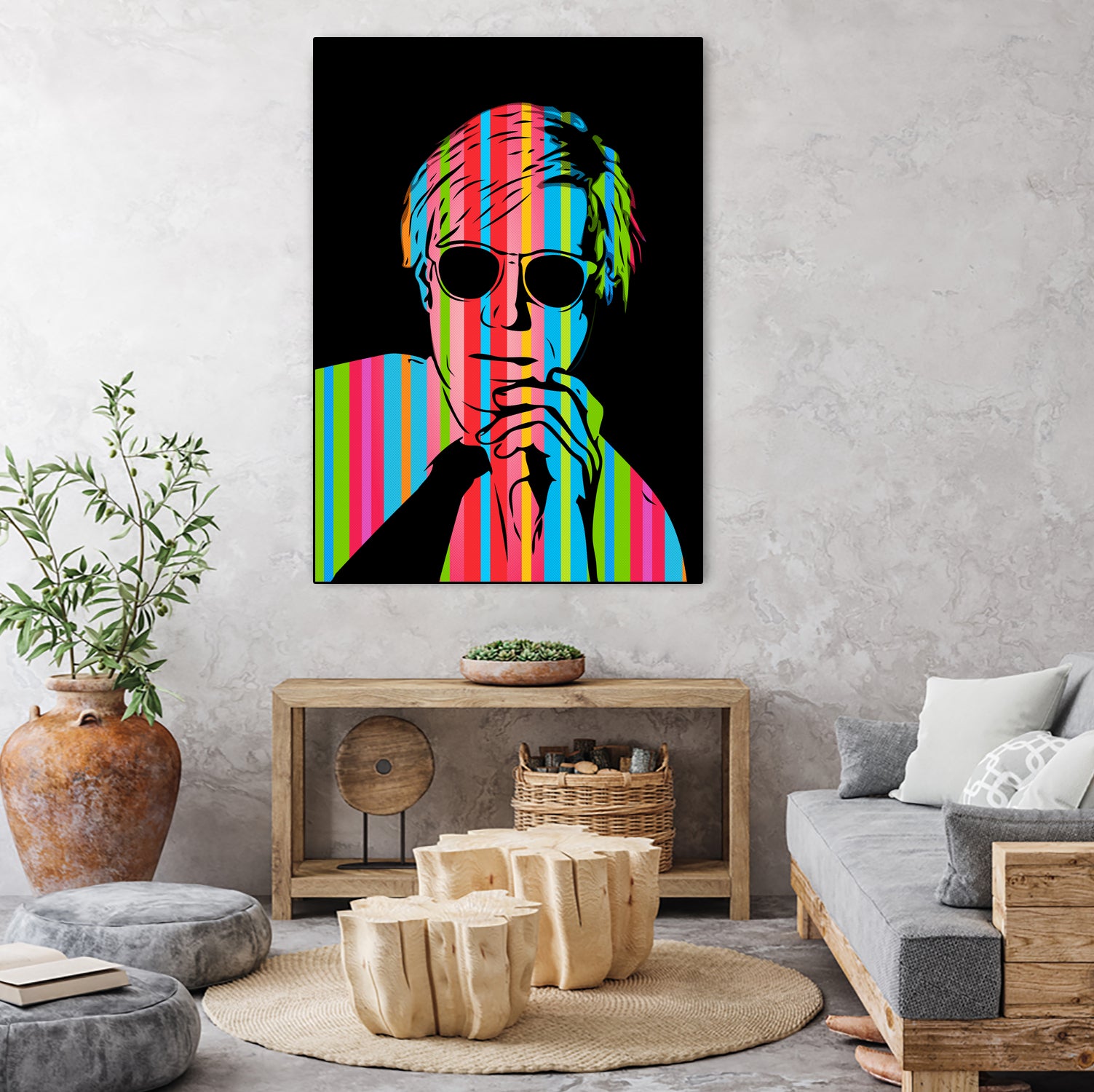 Andy Warhol | Dark | Pop Art by William Cuccio on GIANT ART - black digital drawing