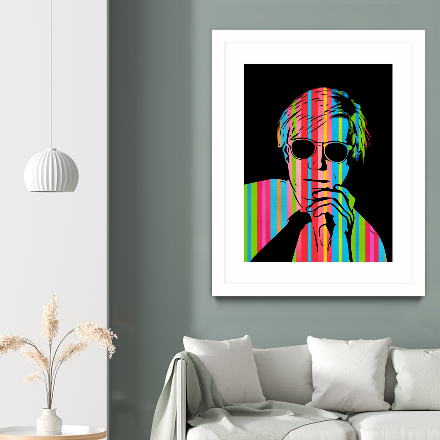 Andy Warhol | Dark | Pop Art by William Cuccio on GIANT ART - black digital drawing