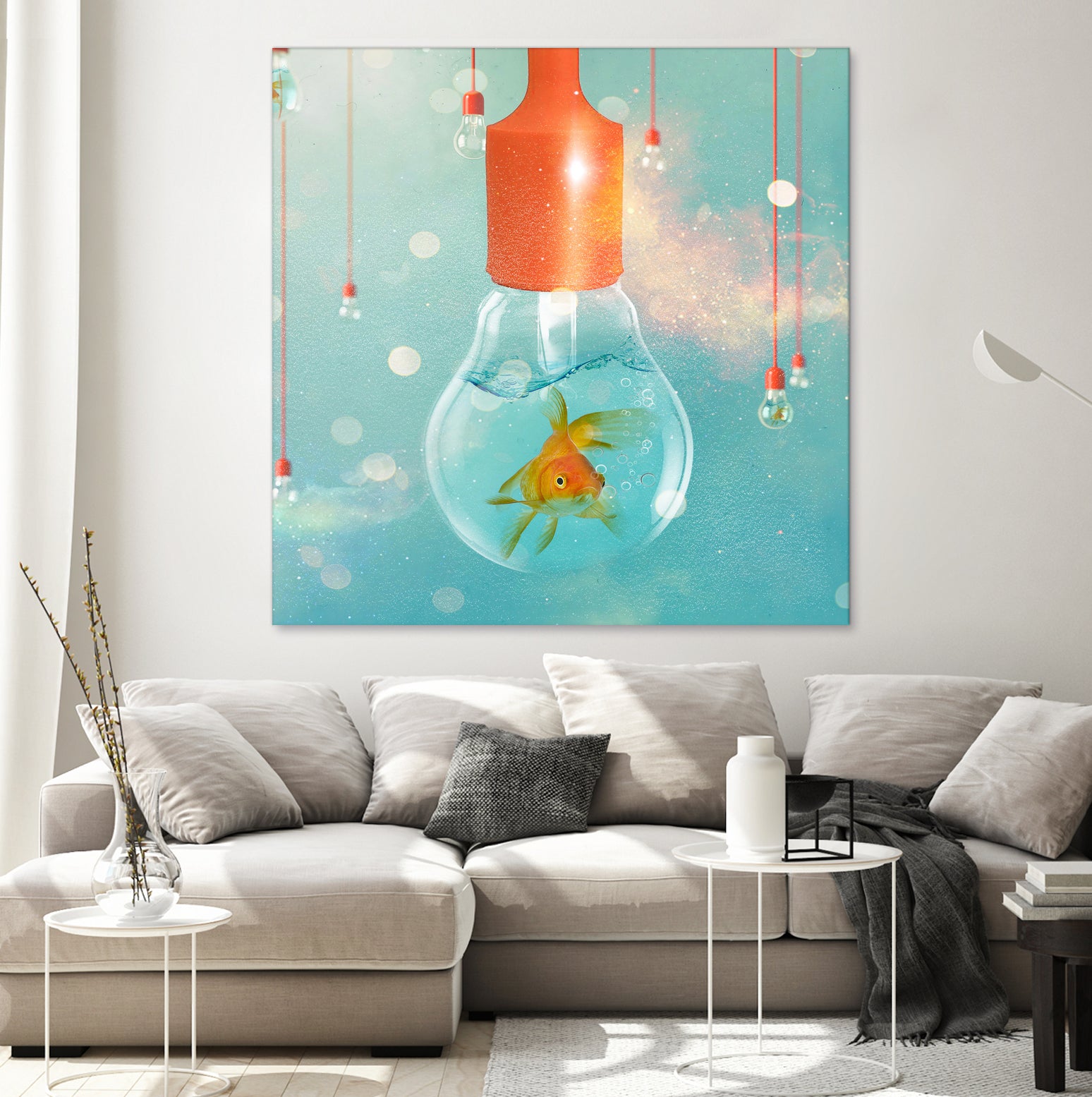 GOLDFISH IDEAS by Vin Zzep on GIANT ART - white digital drawing