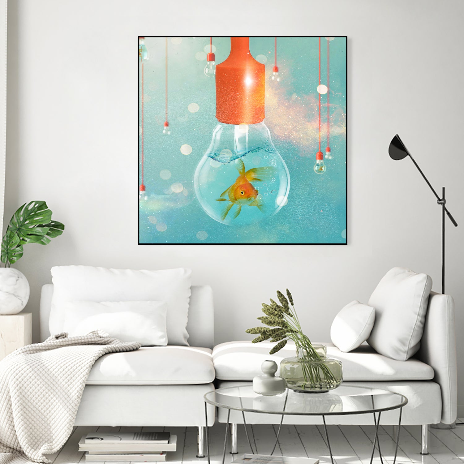 GOLDFISH IDEAS by Vin Zzep on GIANT ART - white digital drawing