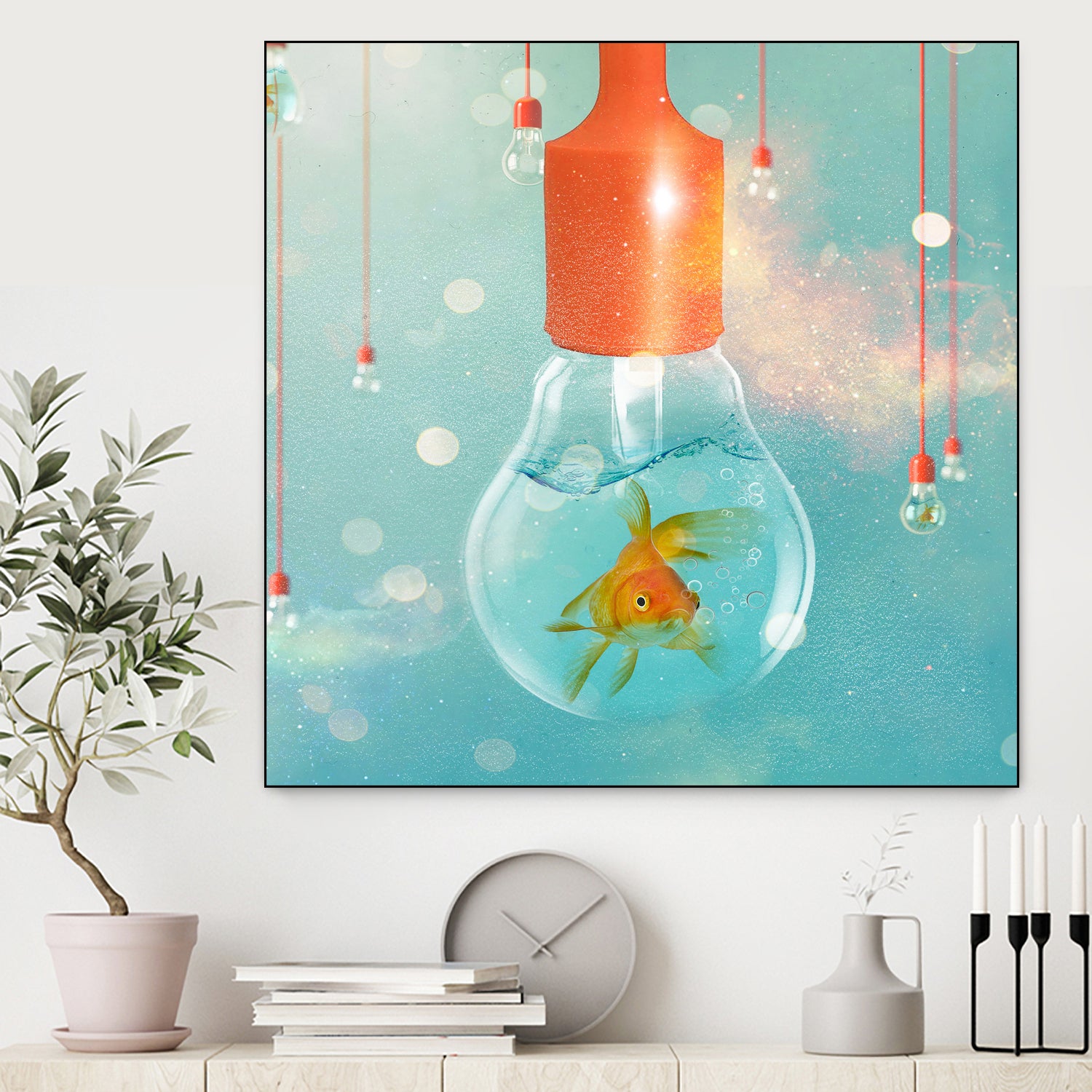 GOLDFISH IDEAS by Vin Zzep on GIANT ART - white digital drawing