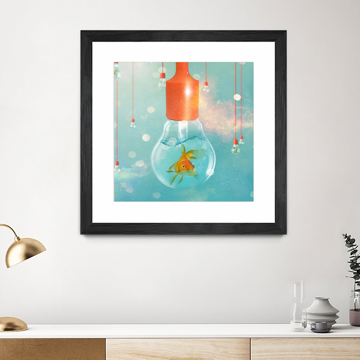 GOLDFISH IDEAS by Vin Zzep on GIANT ART - white digital drawing