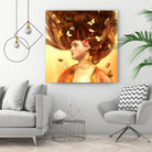 Flickering Dreams by Diogo Veríssimo on GIANT ART - orange photo manipulation