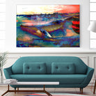 52HZ Whale by Srivatsan Aravamudan on GIANT ART - blue digital painting