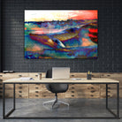 52HZ Whale by Srivatsan Aravamudan on GIANT ART - blue digital painting