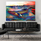 52HZ Whale by Srivatsan Aravamudan on GIANT ART - blue digital painting