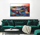 52HZ Whale by Srivatsan Aravamudan on GIANT ART - blue digital painting