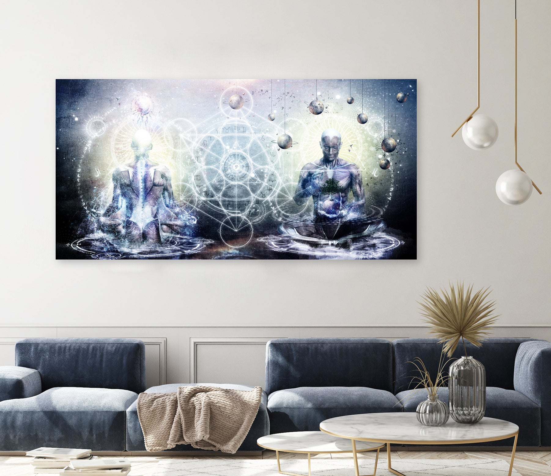 Experience So Lucid Discovery So Clear by Cameron Gray on GIANT ART - blue digital painting